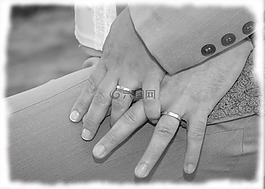 結(jié)婚戒指,環(huán),黑色白色