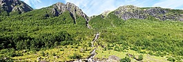 山,挪威,谷