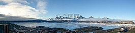 景觀,全景圖,山
