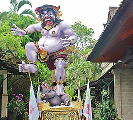 ogoh ogoh,巴厘島,印度尼西亞