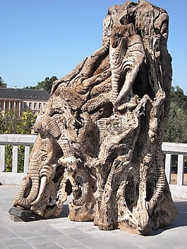 木,藝術(shù)作品,雕塑