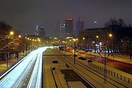 城市,夜,光