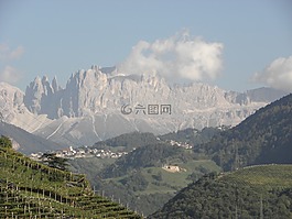 景觀,山,白云巖