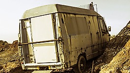 卡車,棄,車輛