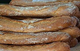 面包,筷子,面粉