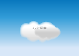 天空,藍色,云