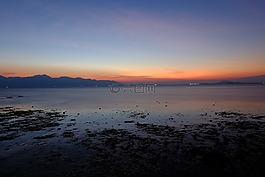 海灘,海景觀,暮光之城