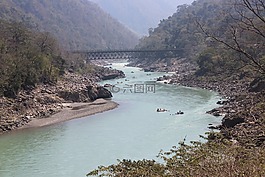 漂流,筏,水
