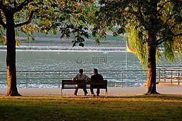 男子,兩個,一起