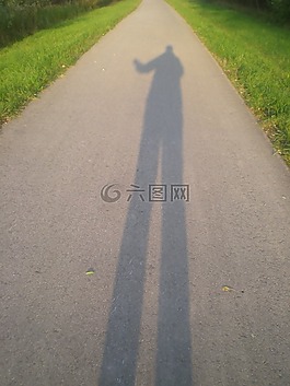 離,影子,晚上