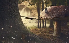 真菌,門,森林