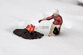 火,烹飪,女子