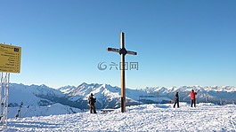 lizium axamer,山,滑雪