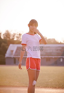 人像,夕陽,美女