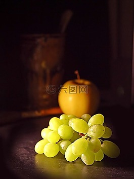 蘋果,水果,葡萄