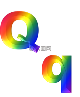 信,q,3d