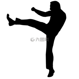 男子,踢,憤怒