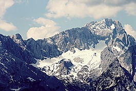zugspitze,高山,全德
