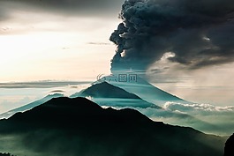 巴厘島,印度尼西亞,山