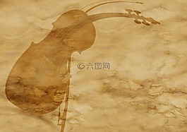 紙,羊皮紙,小提琴
