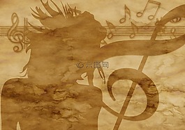 紙,羊皮紙,譜號