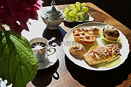 早餐,廚房,咖啡
