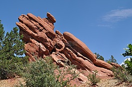 山,石,戶外