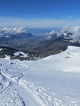 越野滑雪,景觀,徒步旅行
