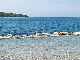 海灘,海,島