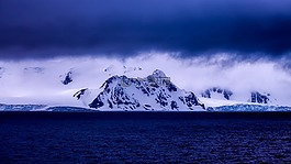 山,雪,冬天