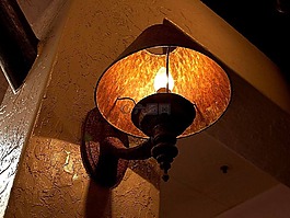 黑暗,火,燈