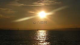 日落,abendstimmung,太陽(yáng)