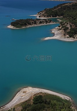 湖,壩,樹