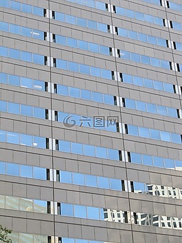 办公大楼,玻璃幕墙,结构