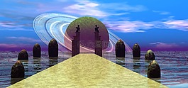 幻想,行星,海洋