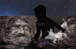 鬼,老,男子