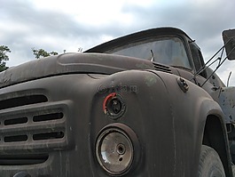 卡車,老,破碎
