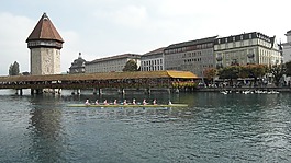 卢塞恩,reuss 冲刺,kappel 桥