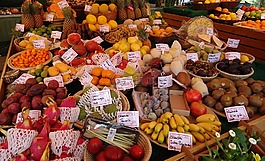 水果,市場,蔬菜