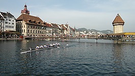 卢塞恩,reuss 冲刺,kappel 桥