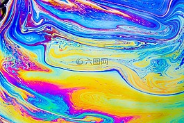 氣泡,彩虹,液體