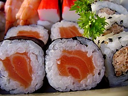 壽司,生魚片,食品
