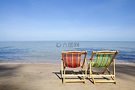 海灘,海,查看