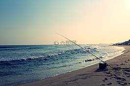 网格海滩,海,大韩民国