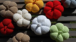 南瓜,鉤針編織,手工勞動(dòng)
