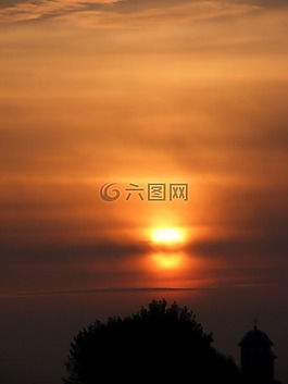 太陽,云,天空