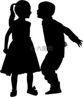 側(cè)影,孩子們,男孩