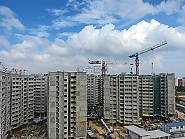 建設(shè),起重機(jī),建筑施工