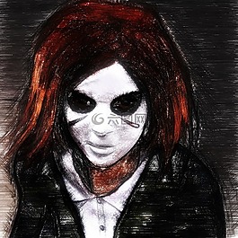 女人,面對,女孩