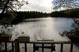 缅因州的海港,坞站,水